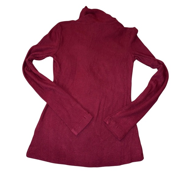 Premise Red Cowl Neck Lightweight Sweater NWT - Picture 4 of 5